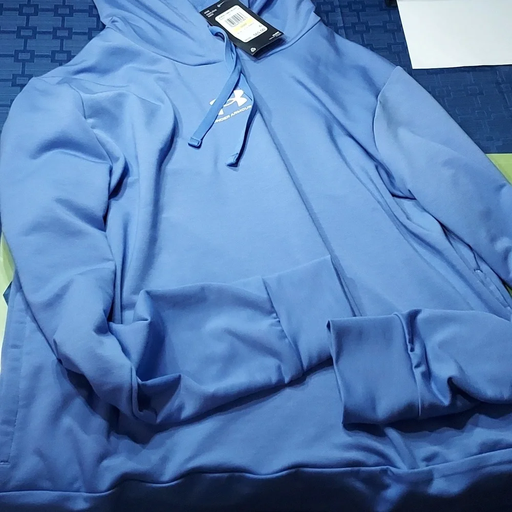 Blue Under Armour Hoody size Medium - Picture 3 of 4